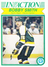 82/83 OPC...BOBBY SMITH...IN ACTION...# 176...NORTH STARS...FREE COMBINED SHIP