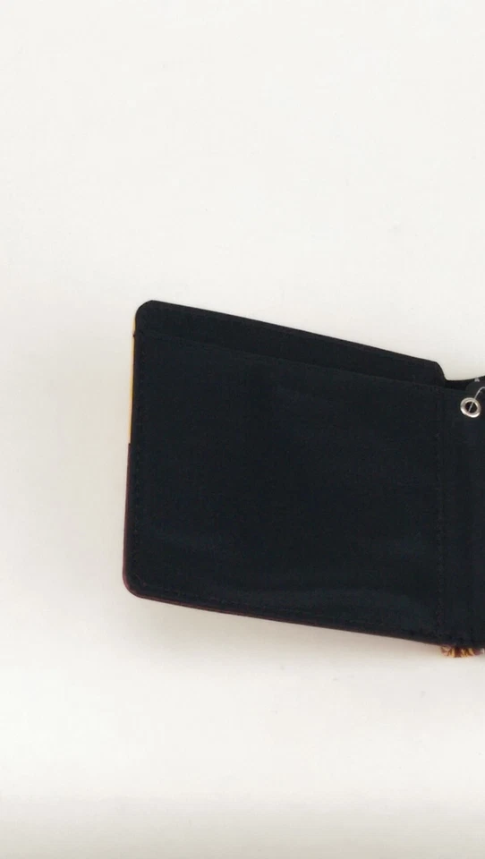 Лицензированный складной бумажник NFL из полноцветной веганской кожи с банкнотами Buffalo - Изображение 3 из 4