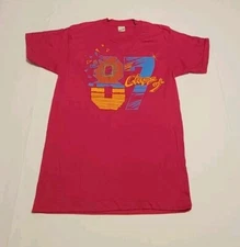 Vintage Single Stitch Screen Stars Best Class of 1987 T Shirt Pink S