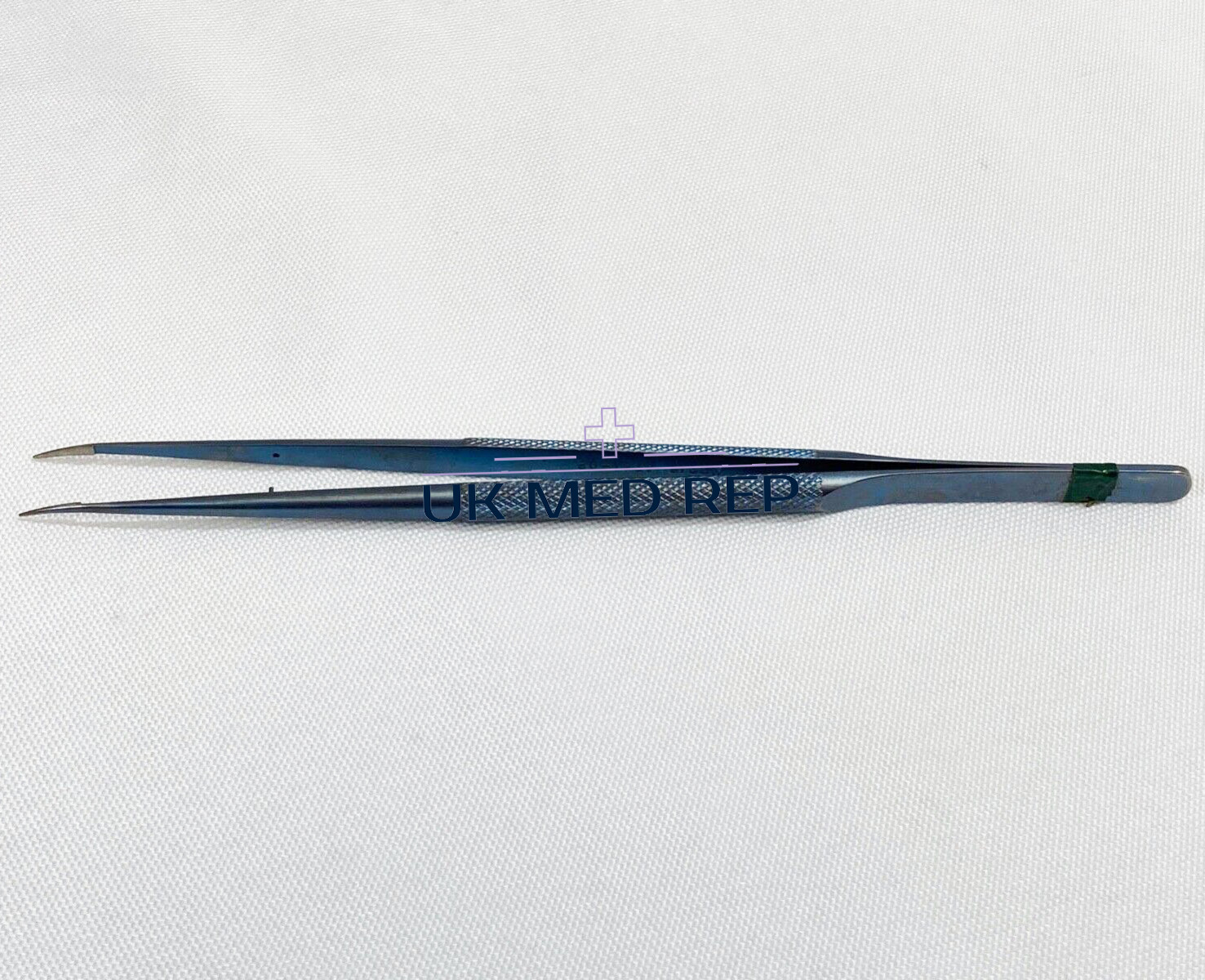 Codman 80-1807 Micro Tying Forceps Titanium Curved Fine Tip L:7" Cardiovascular