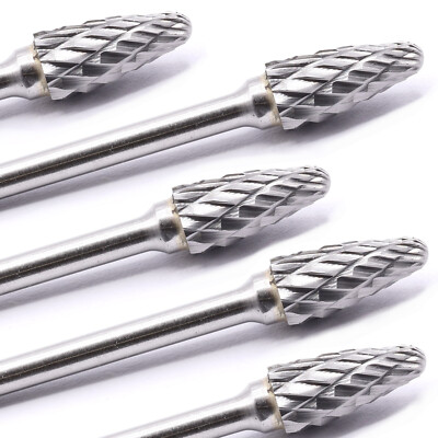 5x VHM Fräskopf 6mm Fräser Gravur für Dremel Proxxon Zubehör Multiwerkzeug 