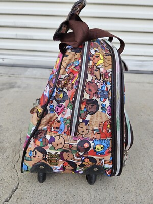 Lesportsac Rolling Duffel Bag Satchel Luggage Carry On  display picture 3