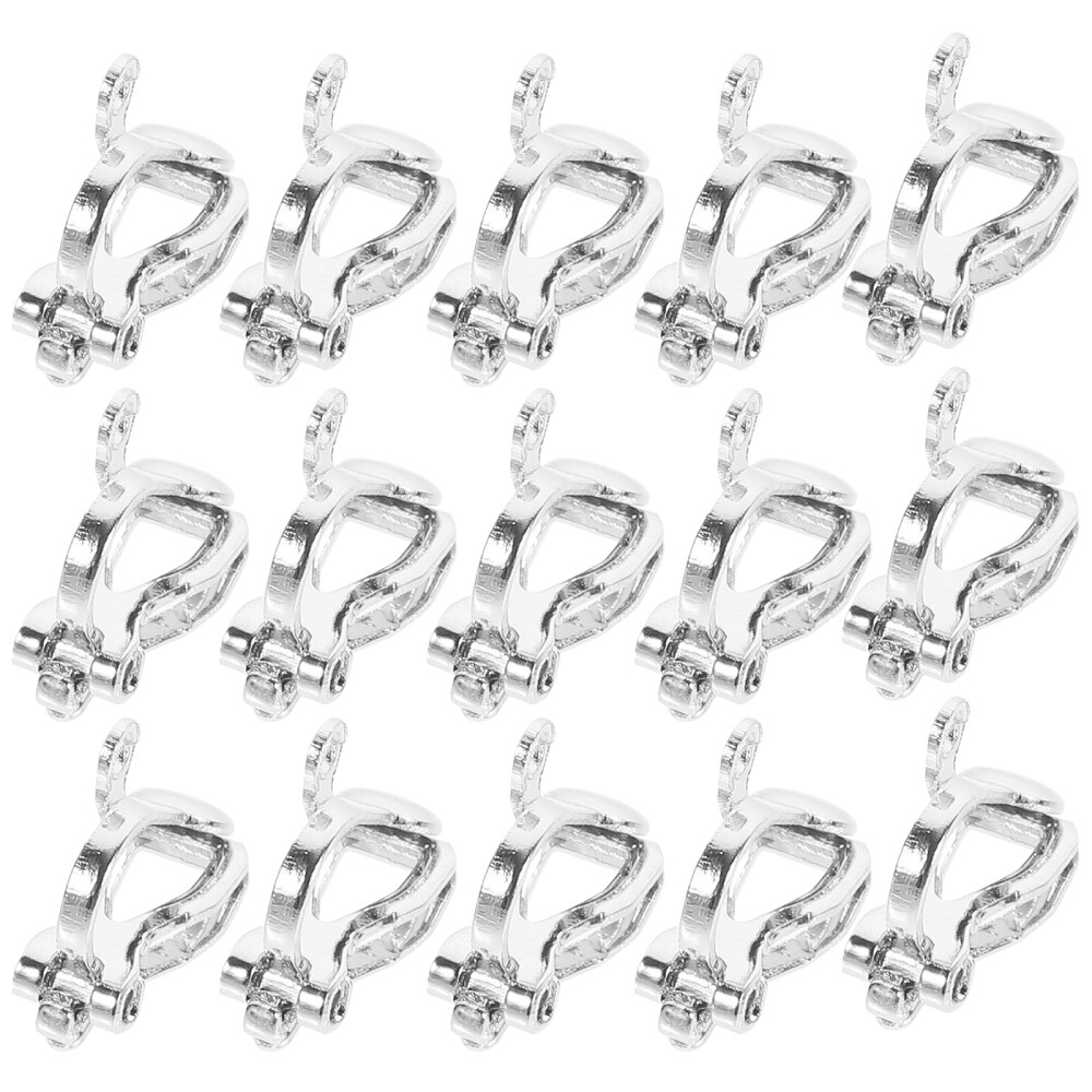 100 Pcs Non Pierced Earrings Clips Jewelry Setting Accessories