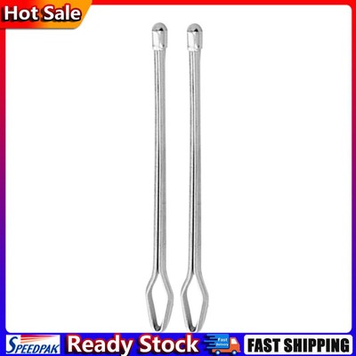 2Pcs Durable Drawstring Threader Sewing DIY Tools Wear Rope Elastic Clamp Metal 