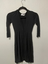 Size XS Urban Outfitters Cropped Sleeve Black Dress with Pockets