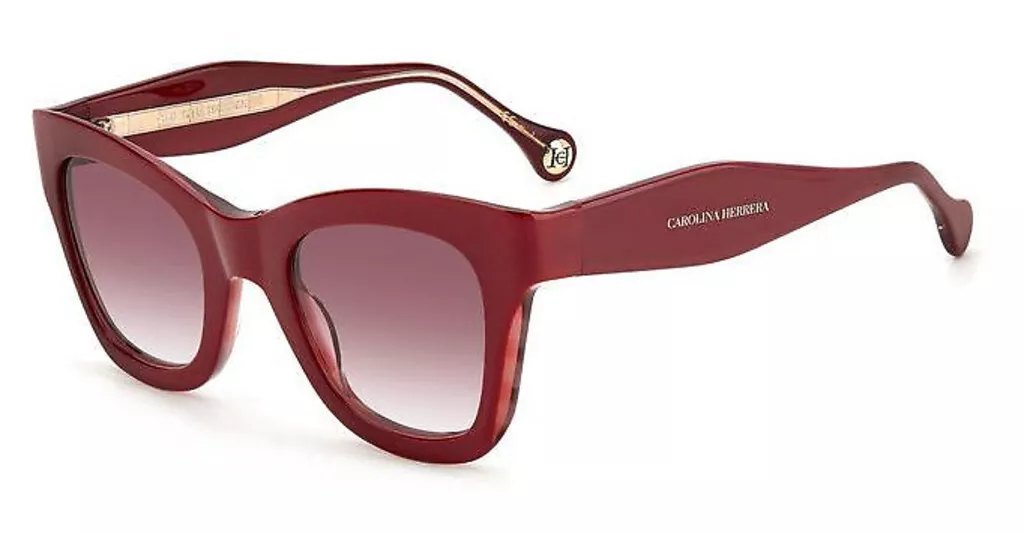 Lunettes de Soleil Carolina Herrera Ch 0015 S Lhf 3X Bordeaux eBay