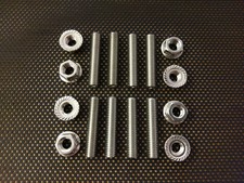 Ducati 749 999 Stainless exhaust header studs and flange nuts manifold downpipes