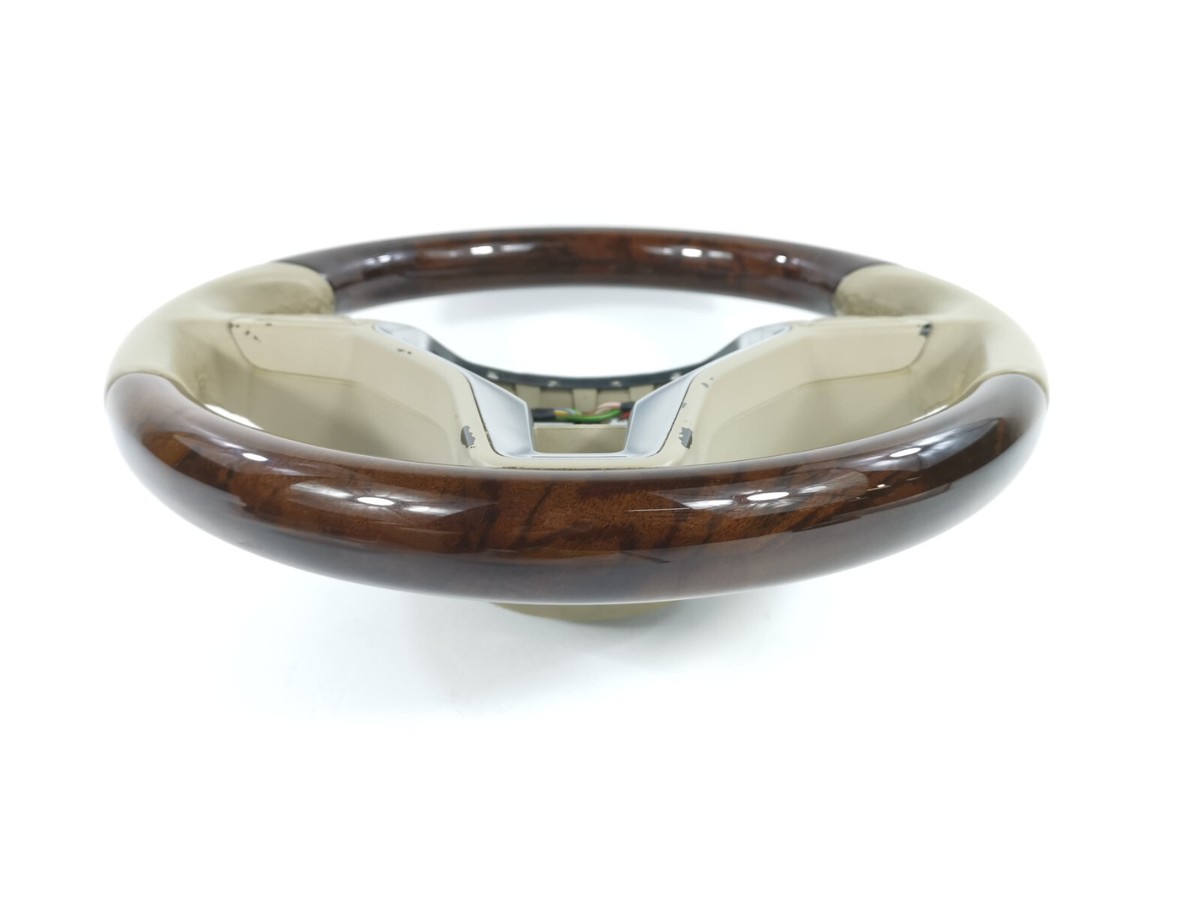12-17 MERCEDES W218 CLS STEERING WHEEL WOOD PADDLE SHIFT