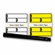 Automotive Vehicle Dealership Poly Stock Sticker by Versa Tag - Yellow or White