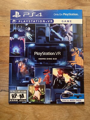 PlayStation VR Demo Disc 2.0 PSVR 2 Sony Virtual Reality (PlayStation 4)