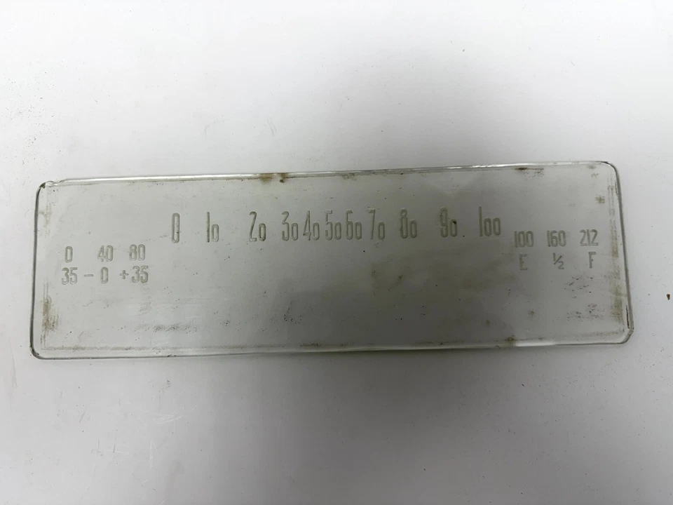 1941 Plymouth P12 Special Deluxe Instrument Panel Cluster Lens 898430 NOS. - Image 4 of 4