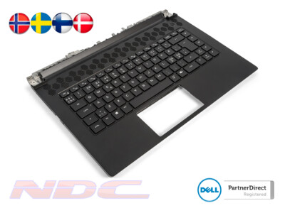 Dell Alienware m15 R5/R6 Palmrest & NORDIC RGB 4-Zone Keyboard - 05WC70 ...