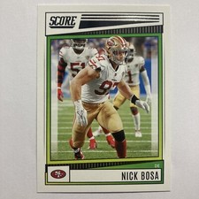 2022 Score Football Base #169 Nick Bosa - San Francisco 49ers Tc1