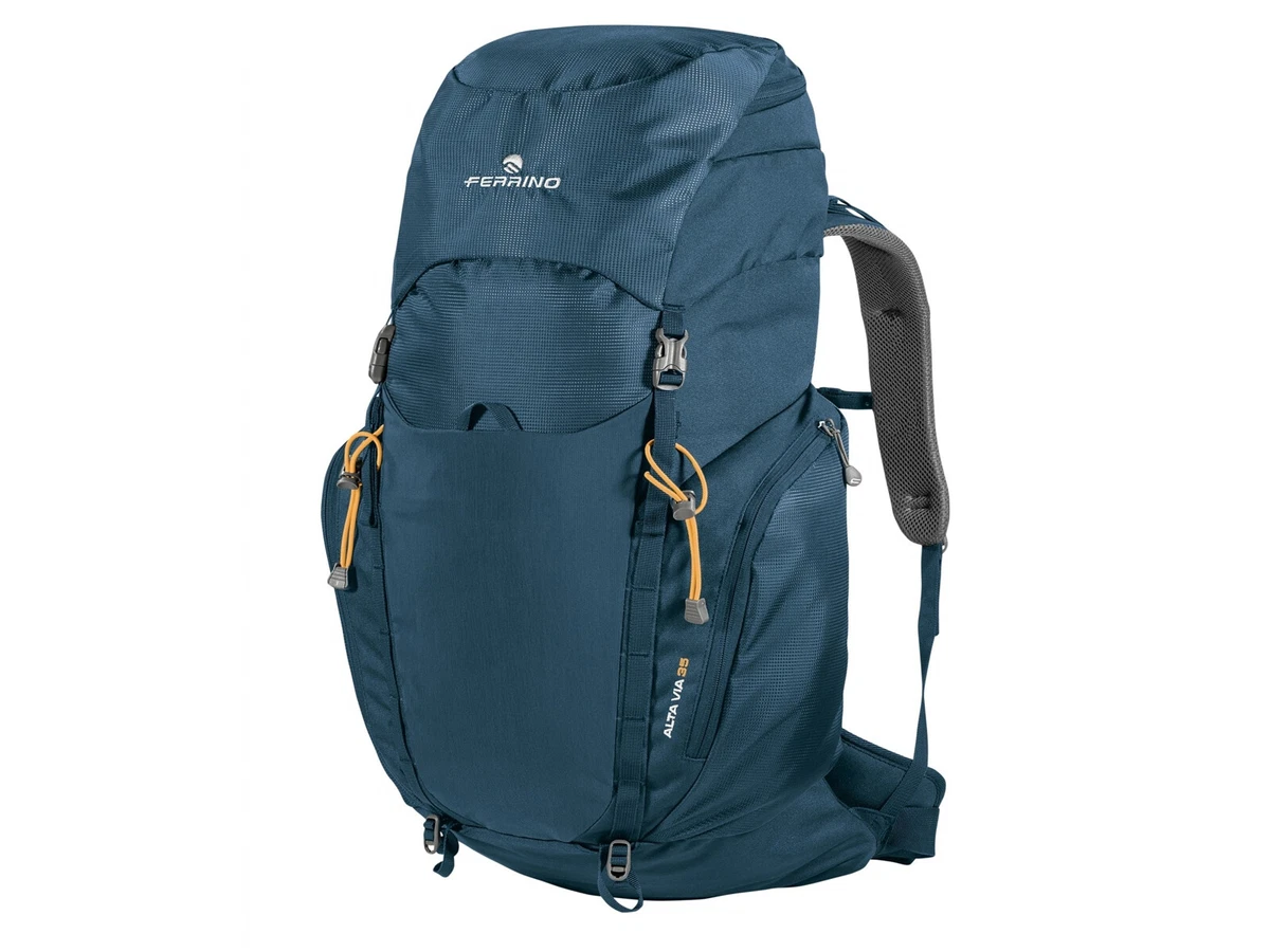 EUNI Basecamp Zaino/Borsone Convertibile 61 Cm – Impermeabile, Tasche Multiple, Blu – Per Viaggi, Sport E Escursionismo
