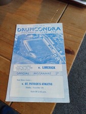 Drumcondra V Limerick League Of Irealnd 4/12/1960