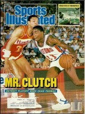 May 18, 1987 Isiah Thomas Detroit Pistons Doc Rivers Hawks Sports Illustrated