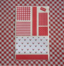 Mrs. Grossman  s sticker factory vintage fabric stickers 25 sheets Christmas 2004