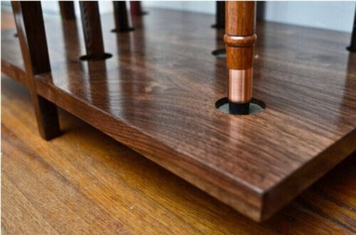 Dark Brown Hand Painted Rack Display for Walking Cane Useful Holder Antique Look - Picture 7 of 8