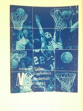 1981-82 Missouri Valley Conference Basketball Press & Media Guide 75th Year