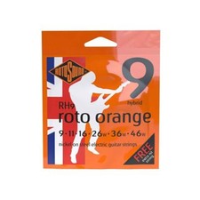 Rotosound Roto Orange Nickel Wound Electric Guitar Strings, Hybrid, 9-46