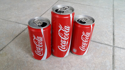 COCA COLA - 3er LOT DOSEN ex 2011 - LEER - 2 x 0,25 L + 1 x 0,33 L