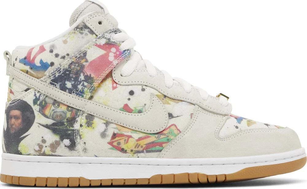 Size 6.5 - Nike Supreme x Dunk SB High Rammellzee | eBay