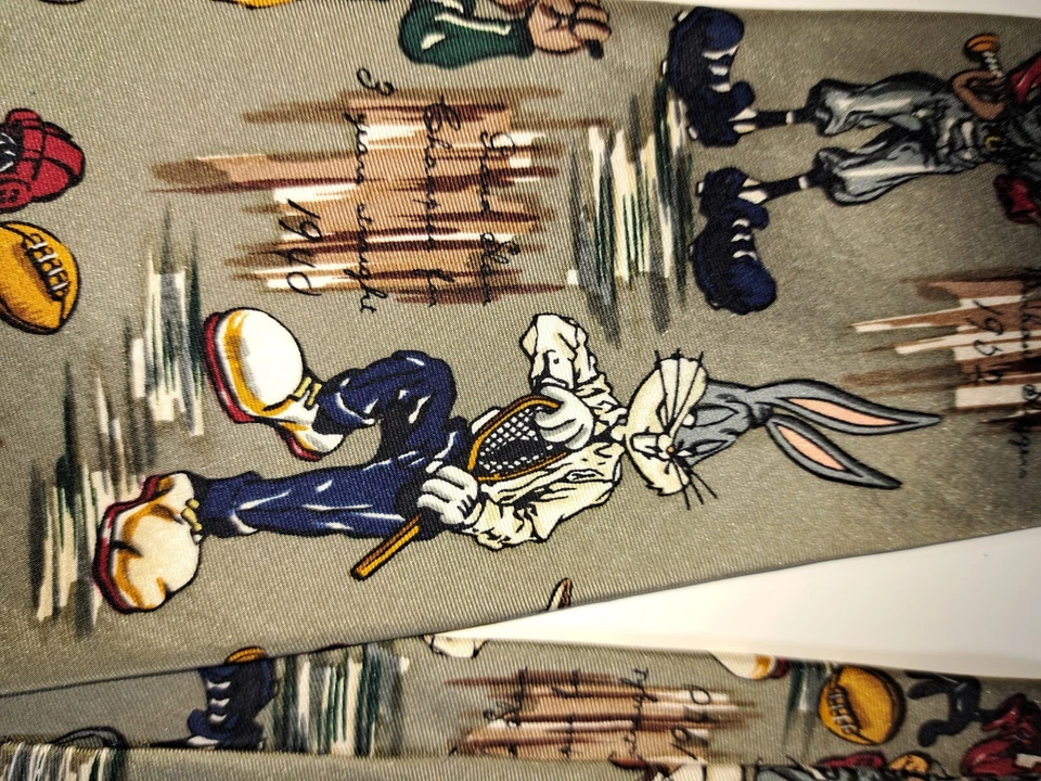 De colección Looney Tunes Mania TIE Bugs Bunny Warner Bros 1993 Deportes GOLF BÉISBOL Foto 2 de 4