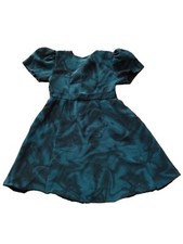 Amish Mennonite Baby Dress Green Vintage 19" Chest 17" Waist Handmade