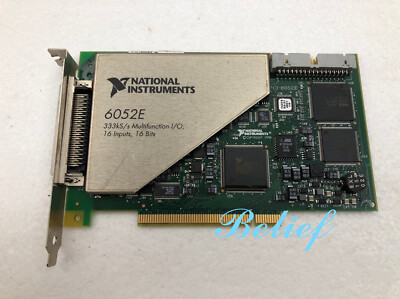 National Instruments PCI-6052E NI DAQ Card Analog Input 16 bit, 15 Gain ...