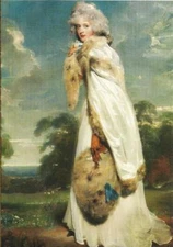 Postcard Sir Thomas Lawrence Elizabeth Farren (detail) MMA NY MINT Unused