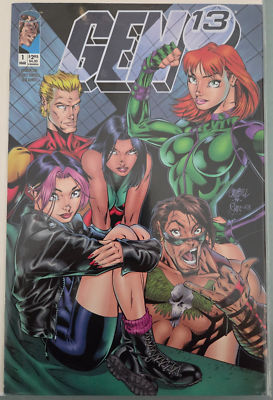 #ad GEN 13 #1 1995 IMAGE COMICS J. SCOTT CAMPBELL COVER amp; ART THUMBS UP VARIANT B $4.89