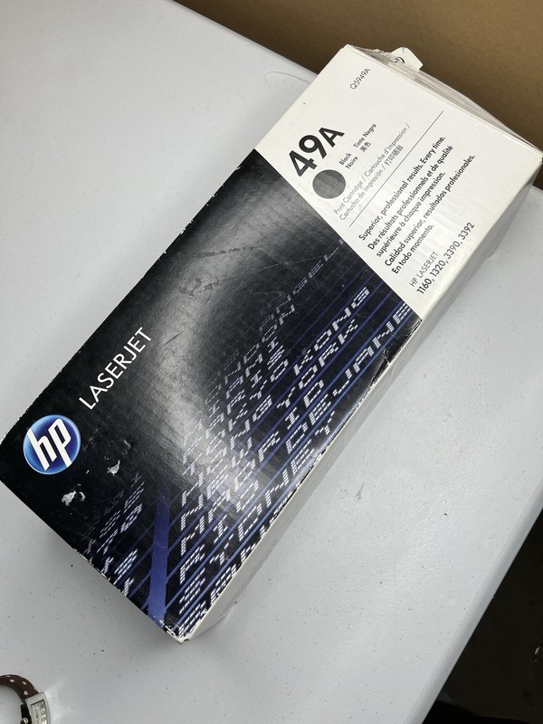 New Genuine Sealed Box HP 49A Black Toner Q5949A Original OEM 1320 3390 3392