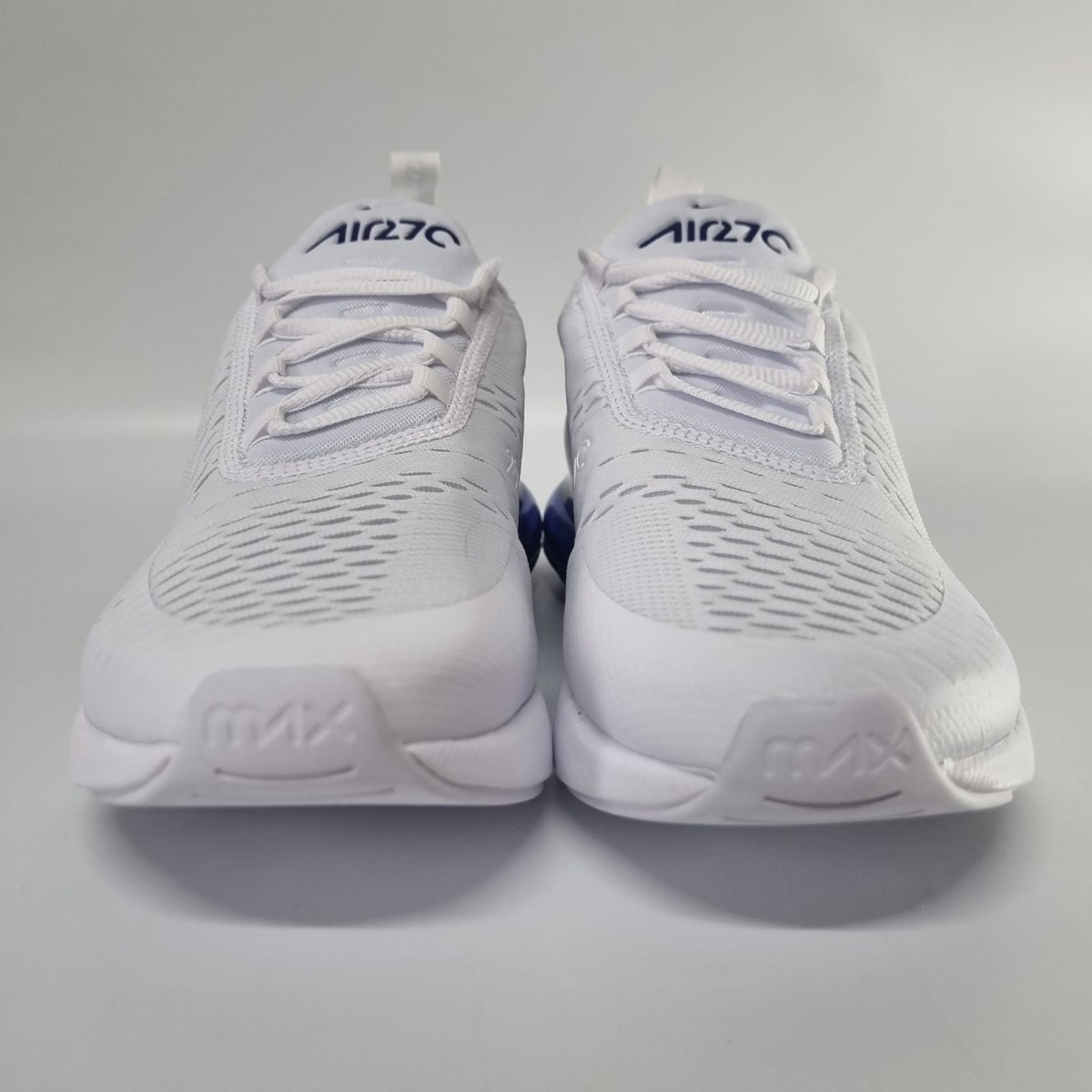 Nike Air Max 270 Men's Size 9US 8UK Multi Swoosh White-Blue Low
