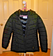 DKNY HOODED JACKET SIZE WOMANS MEDIUM