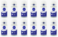 12X Nivea Protect & Care Deodorant Deo Roll-On Anti-Transpirant, 72H Schutz