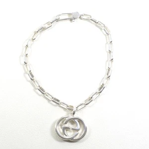 Bracelet argent GUCCI InterlockingG environ 11,9 g environ 17,5 cm livraison gratuite occasion