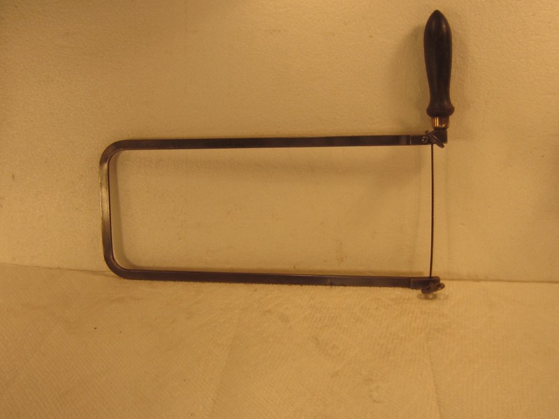 ANTIQUE MILLERS FALLS COPING SAW. 12" HIGH LOOP. NICE ORG. CONDITION