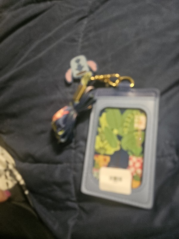 Loungefly Stitch Lanyard And Badge Holder