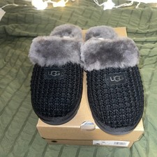 UGG Womens Cozy Slipper  Black  1117659-BLK  Authentic New
