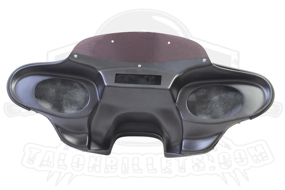 CARENADO MURCIÉLAGO PARABRISAS 4 YAMAHA VSTAR V STAR 1300 PROTECTOR 6x9" AGUJEROS FIBRA Foto 2 de 4