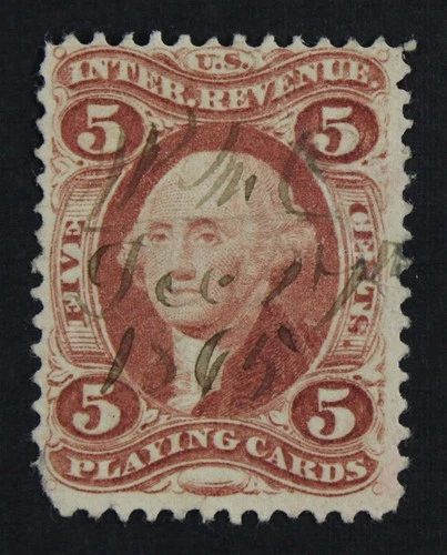CKStamps: US Stamps Collection Scott#R28c Used Crease