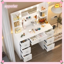 10 Light Bulbs LED Mirror For Bedroom Makeup Vanity Dresser Table Desk US Ship