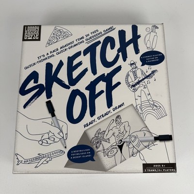 Sketch Off Game Ready, Steady, Draw! by Looney Goose- SEALED!