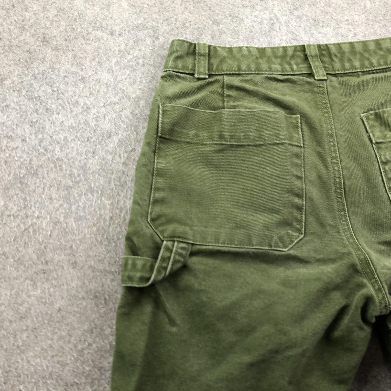 The North Face Shorts Womens 6 Green Cargo Utility Hiking Raw Hem 8.5 Inseam thumbnail 3