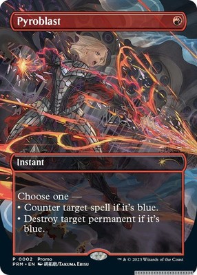 Pyroblast - Non-foil - NM TCG MTG #0002 Promo