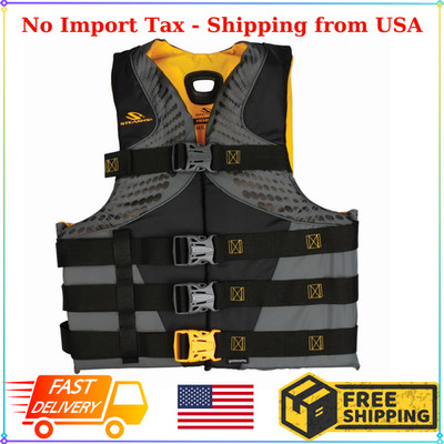 Stearns Infinity Series Life Jacket, Adult, L/XL, Unisex, Antimicrobial