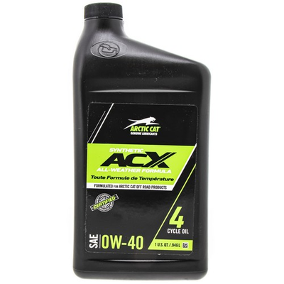 #ad Arctic Cat 1 Quart ACX 0W 40 Synthetic Oil 2436 858 4 Cycle All Weather Formula $20.95