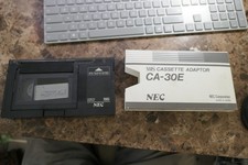 GENUINE NEC Cassette Adapter For VHS VCR to play back VHS-C SVHS-C tapes CA-30E