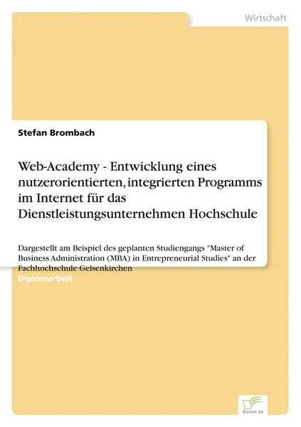 Web-Academy - Entwicklung Eines Nutzerorientierten, Integrierten Programms Im...-image