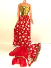 Barbie Doll Clothing Vintage 1978 Fashion Originals Golden Firelight Set #2670